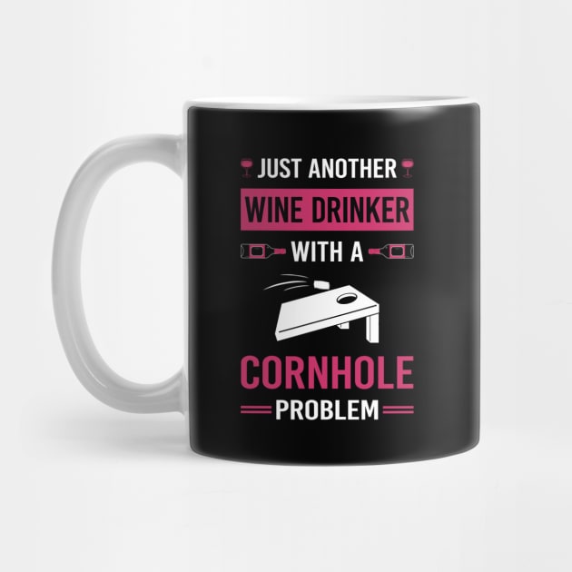 Wine Drinker Cornhole by Good Day